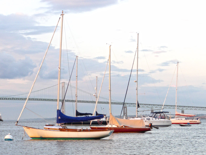 Boats on the bay